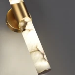 Настенный светильник Odeon Light Marbella 6672/12WL латунь/металл/алебастр IP20 LED 12W 540Лм 3000K/4000K (220V, круглые)