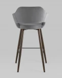 Стул барный Stool Group Саймон велюр тёмно-серый УТ000025180