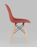 Стул Eames Style DSW терракотовый x4 (разборный каркас) Stool Group арт.УТ000039376