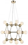 Подвесная люстра Wertmark Gitter WE234.14.303 (220V, на тросе, шарики, молекулы)