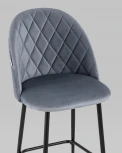 Стул полубарный Stool Group Марсель велюр серый УТ000025273
