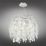 Подвесная люстра Aployt Gertunia APL.847.13.10 (220V, хрусталь, на тросе, листья, ветки)