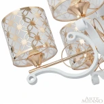 Подвесная люстра Arte Milano Florentia-3097 303097/5 Wh/Gd (220V, на цепи)