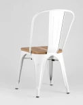 Стул Stool Group TOLIX WOOD белый глянцевый УТ000001859