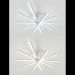 Потолочная люстра Natali Kovaltseva Line LED LAMPS 81171 с пультом ДУ, моб. приложением 120W, белый, LED