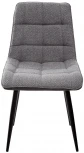 Стул CHIC TRF-08 теплый серый/ RU-07 серая сталь/ черный каркас M-City 628M03704