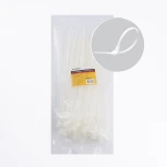 Хомут многоразовый 8x300мм белый 100 шт. Stekker 39084