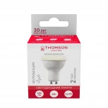 Лампочка светодиодная белая полусфера GU10 6W Thomson Mr16 TH-B2051