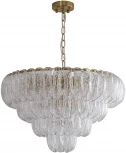 Подвесная люстра каскадная (12034/15P Brass) Indigo Dalia V000376 V000375 (220V, на цепи)