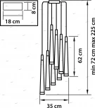 Подвесной светильник Lightstar Punto 807083 (220V, на проводе)