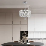 Потолочная люстра хрустальная на штанге Arte Milano Sorrento-1019 371019/5/300/390 CR (220V)