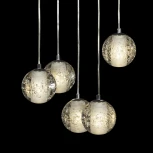 Подвесной светильник Loft It Rain 10112/5 (220V, хрусталь, на проводе, шарики)