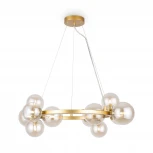 Подвесной светильник Maytoni Dallas MOD545PL-11G (220V, на тросе, шарики, кольцо, молекулы)