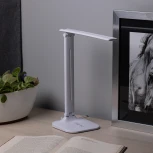 Офисная настольная лампа светодиодная складываемая с регулировкой яркости ЭРА NLED-484-11W-W