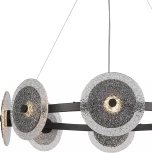 Подвесной светильник ST Luce Alumno SL6142.443.01 черный/дымчатый LED 1*44W 4000K (220V, на тросе)