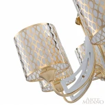 Подвесная люстра Arte Milano Florentia-3387 303387/6 Wh/Gd (220V, на цепи)