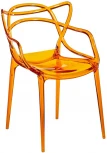 Стул Masters прозрачный оранжевый Bradex Home FR 0866