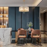 Подвесная люстра хрустальная на штанге Arte Milano Sorrento-3109 373109/6/350/500 GD (220V)