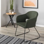 Стул R-Home Oscar тёмно-зеленый/Линк