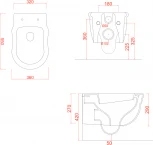 Унитаз подвесной ArtCeram Hermitage HEV010 01 00 белый