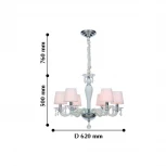 Подвесная люстра Favourite Atlanta 2056-6P