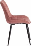 Стул ABRUZZO ( mod. 8060 ) / 1 шт. в упаковке (Металл,Вельвет /Коралловый,Черный)