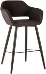 Стул барный Stool Group Саймон велюр темно-коричневый УТ000025187