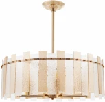 Подвесная люстра хрустальная на штанге Arte Milano Sorrento-2109 372109/8/350/580 GD (220V)