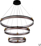 Подвесной светильник светодиодный с пультом Crystal Lux FERNANDO FERNANDO SP158W LED COFFEE/BLACK