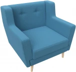 Кресло Брайтон (Голубой/Рогожка) Лига Диванов арт.125629