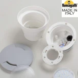 Встраиваемый светильник уличный Fumagalli CECI 2F2.000.000.LXG1L (220V, круглые, IP67)