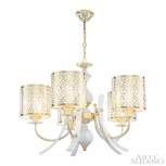 Подвесная люстра Arte Milano Florentia-6067 306067/5 Wh/Gd (220V, на цепи)