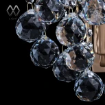 Бра MW-Light Жемчуг 232028201 (220V, хрусталь, подвески, шарики)