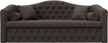 Диван детский прямой Мечта (Коричневый/Рогожка) Лига Диванов арт.122423