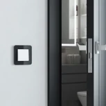 Рамка на 1 пост (черный, стекло) Werkel W0012448 (a063819)