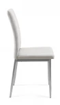 Стул ТЕКС каркас хром/к/з Pegaso белый Dikline 00-00049168