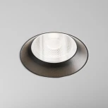 Точечный светильник под гипсокартон встраиваемый Maytoni Flint DL101-GU10-TRS-B (220V, круглые, IP44)