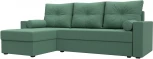 Диван угловой Верона Лайт левый угол (Зеленый/Рогожка) Лига Диванов арт.125977L
