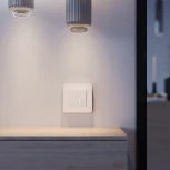 Рамка на 1 пост (белый/черный, soft-touch) Werkel W0013068 (a067988)