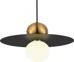 Подвесной светильник Evoluce Rizz SLE1257-433-01 Черный/Черный, Бронзовый G9 1*5W 4000K