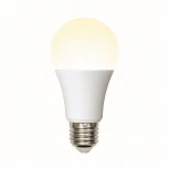 Лампочка светодиодная шар белая E27 10W 3000K Uniel LED-A60-10W/WW/E27/FR/MB PLM11WH