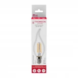 Лампочка светодиодная филаментная прозрачная свеча на ветру E14 7W Thomson Tail Candle TH-B2076