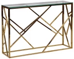 Консольный стол Garda Decor GY-CST2051214GOLD (Золото/Золото,Прозрачный)