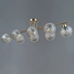 Потолочная люстра на штанге ILLUMICO IL0702-8CSQ-24 AB ARIES