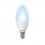 Лампочка светодиодная свеча белая E14 11W 4000K Volpe LED-C37-11W/NW/E14/FR/NR