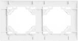 Рамка на 2 поста (белый) Stekker Эрна Элегант 49630