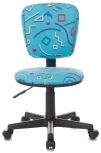 Кресло детское Бюрократ CH-204NX голубой Sticks 06 крестовина пластик