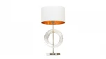 Интерьерная настольная лампа Lumina Deco Fabi LDT 5531 CHR+WT