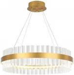 Подвесная люстра с таймером Natali Kovaltseva Royalton INNOVATION STYLE 83108 (LED, 220V, хрусталь, пульт управления, управление смартфоном, на тросе, круглые)