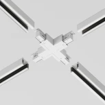 Коннектор Х-образный Trinity белый (трехфазный) Maytoni Technical TRA005CX-31W (220V)